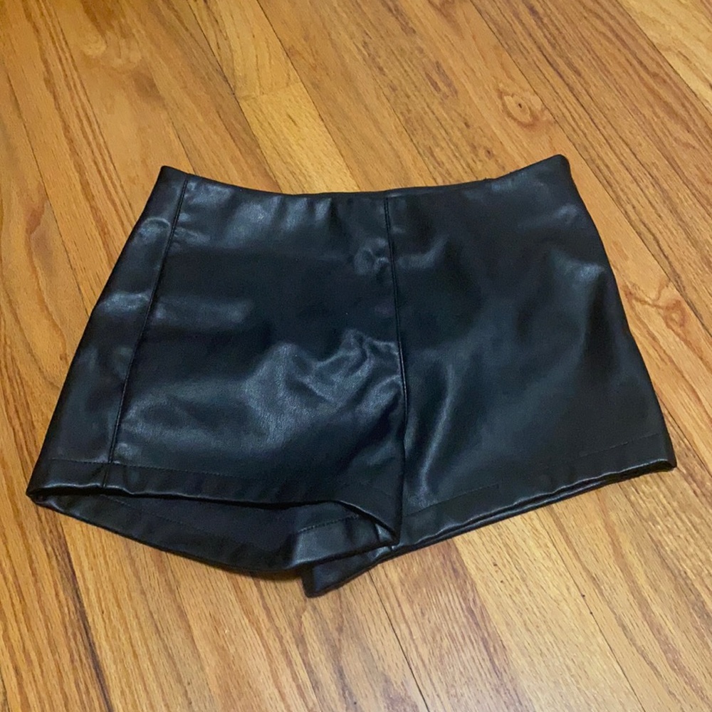 Forever 21 Faux Leather Shorts